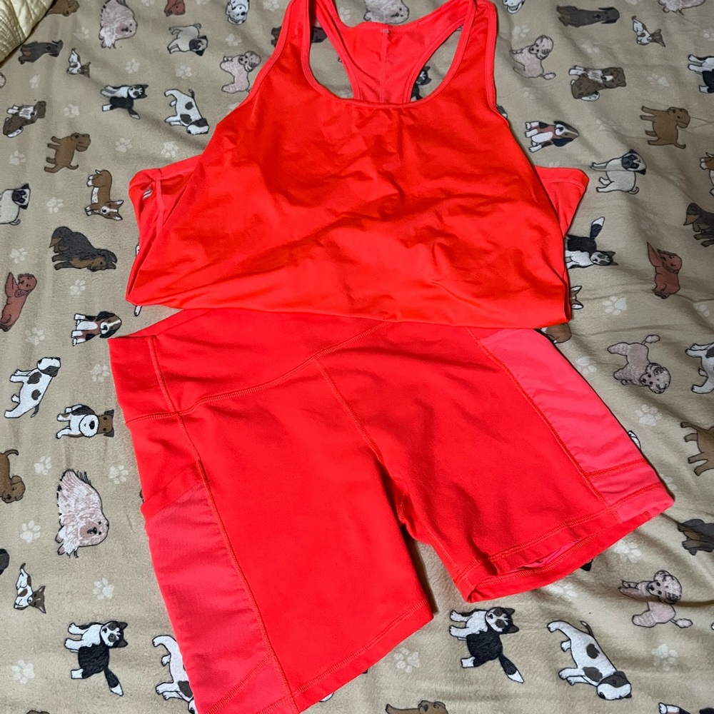 Fabletics Matching Set - Tank and Shorts